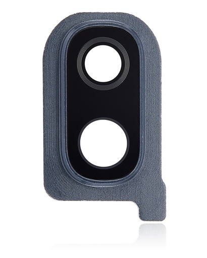 Back Camera Glass Lens and Cover Bezel Compatible For Samsung Galaxy A40 (A405/2019) (Black)