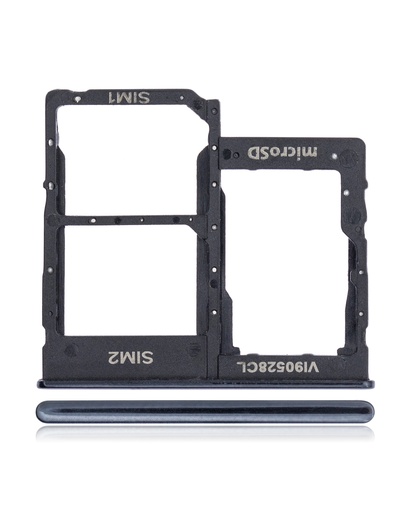 Dual Sim Card Tray Compatible For Samsung Galaxy A40 (A405/2019) (Black)