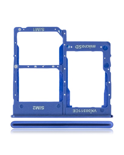 Dual Sim Card Tray Compatible For Samsung Galaxy A40 (A405/2019) (Blue)