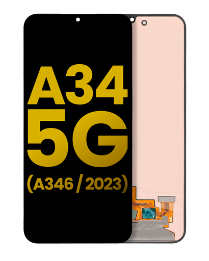 OLED Assembly Without Frame Compatible For Samsung Galaxy A34 5G (A346/2023) (Refurbished) (All Colors)