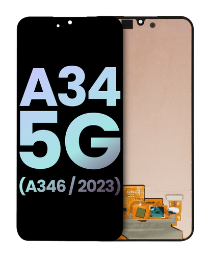 OLED Assembly Without Frame Compatible For Galaxy A34 5G (A346/2022) (Service Pack) (All Colors)