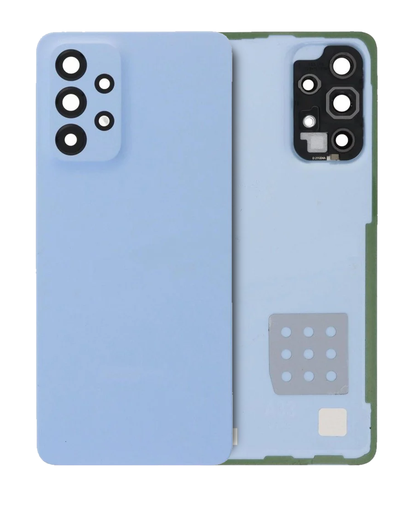 Back Cover Glass With Camera Lens Compatible For Samsung Galaxy A33 5G (A336/2022) (Service Pack) (Blue)