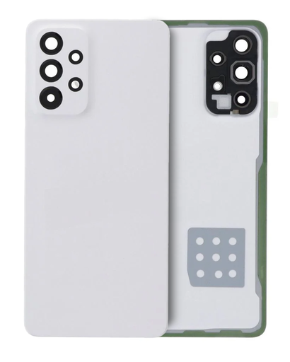 Back Cover Glass With Camera Lens Compatible For Samsung Galaxy A33 5G (A336/2022) (Service Pack) (White)