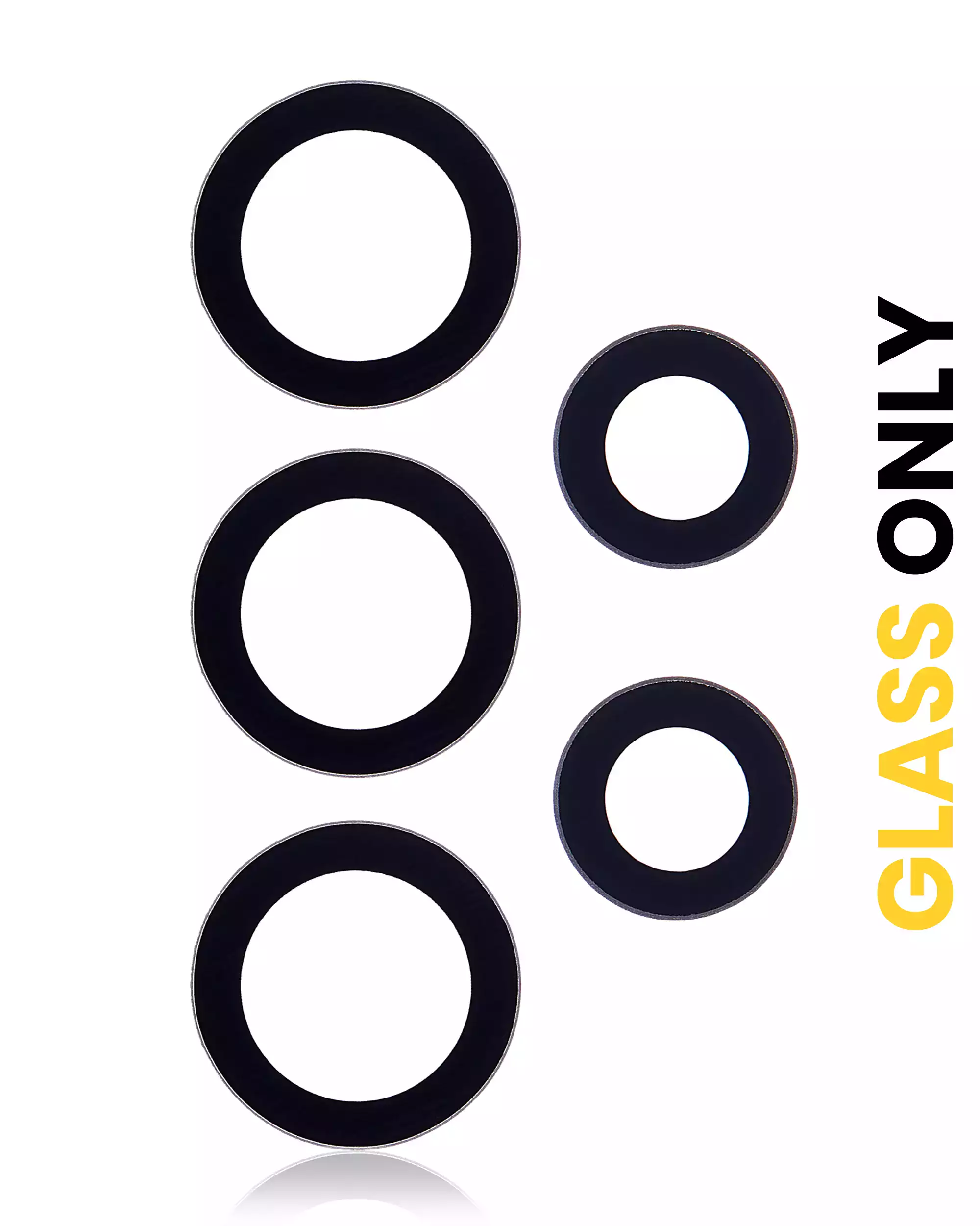 Back Camera Lens (Glass Only) With Adhesive Compatible For Samsung Galaxy A32 (A325/2021)/A32 5G (A326/2021) (10 Pack)