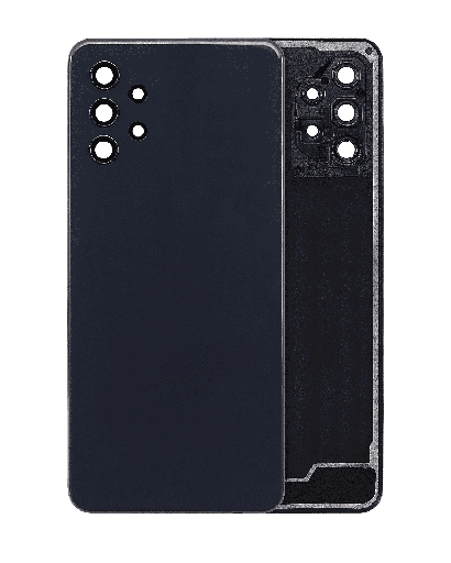 Back Cover Glass With Camera Lens Compatible For Samsung Galaxy A32 5G (A326/2021) (Aftermarket Plus) (Awesome Black)