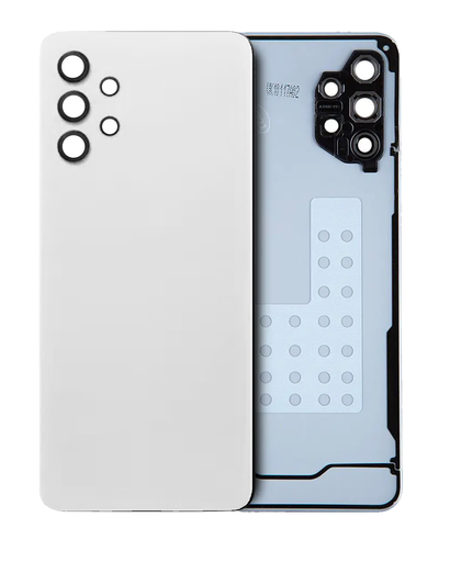 Back Cover Glass With Camera Lens Compatible For Samsung Galaxy A32 5G (A326/2021) (Service Pack) (Awesome White)