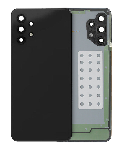 Back Cover Glass With Camera Lens Compatible For Samsung Galaxy A32 4G (A325/2021) (Service Pack) (Awesome Black)