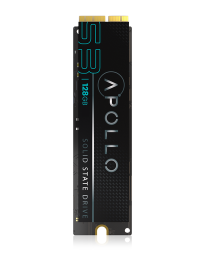 Apollo S3 128GB Mac SSD (NVME PCIe Gen3X4) Compatible For MacBook Air 11 &amp; 13&quot; A1465 A1466 (Mid 2013-2017) / Pro Retina A1398 1502 (Late 2013-Mid 2015) / iMac A1418 A1419 (Late 2013-Mid 2017) / Mac Mini A1347 (2014) / Mac Pro A1481 (2013)