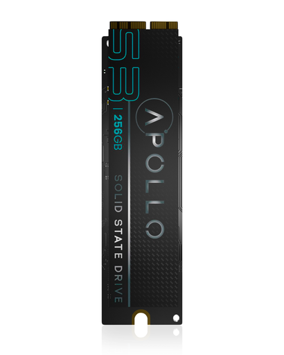 Apollo S3 256GB Mac SSD (NVMe PCIe Gen3x4) Compatible For MacBook Air 11 &amp; 13&quot; A1465 A1466 (Mid 2013-2017) / Pro Retina A1398 1502 (Late 2013-Mid 2015) / iMac A1418 A1419 (Late 2013-Mid 2017) / Mac Mini A1347 (2014) / Mac Pro A1481 (2013)