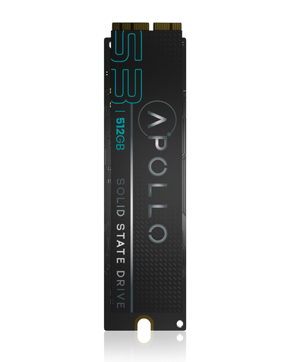 Apollo S3 512GB Mac SSD (NVMe PCIe Gen3x4) Compatible For MacBook Air 11 &amp; 13&quot; A1465 A1466 (Mid 2013-2017) / Pro Retina A1398 1502 (Late 2013-Mid 2015) / iMac A1418 A1419 (Late 2013-Mid 2017) / Mac Mini A1347 (2014) / Mac Pro A1481 (2013)