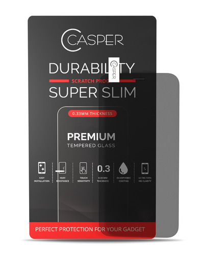 Casper Tempered Glass Compatible For iPhone 12 Mini (Retail Pack) (Privacy)