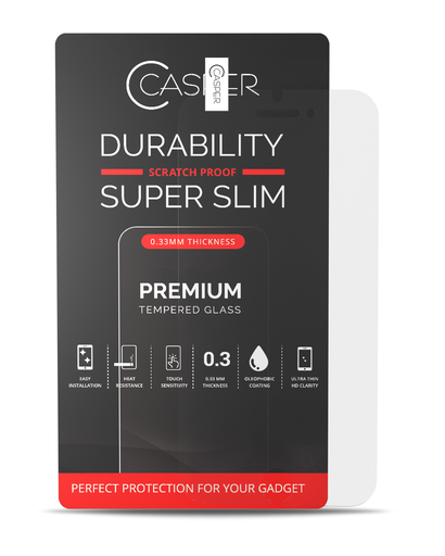 Casper Tempered Glass Compatible For iPhone 6 Plus / 6S Plus (Retail Pack) (Clear)