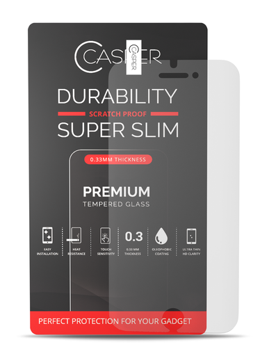 Casper Tempered Glass Compatible For iPhone 8 Plus / 7 Plus (Retail Pack) (Matte)