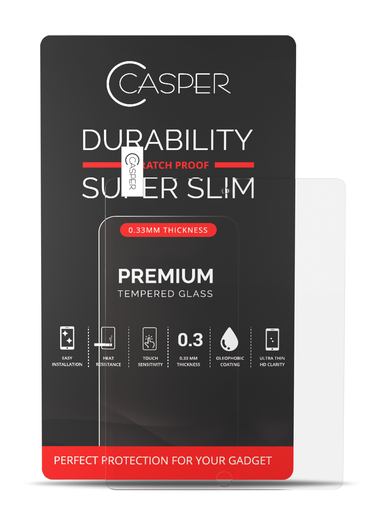Casper Tempered Glass Compatible For iPad 2 / iPad 3 / iPad 4 (Retail Pack) (Clear)