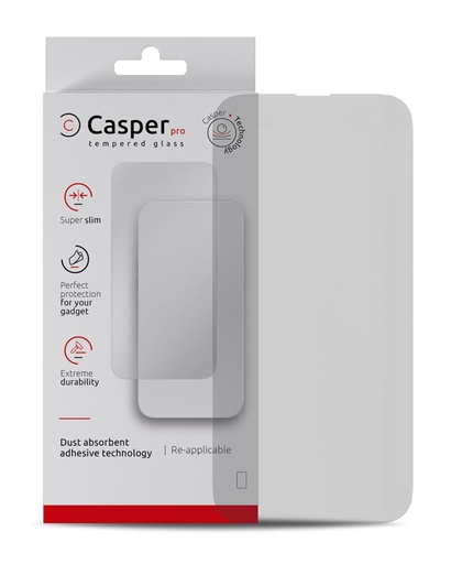 Casper Pro Tempered Glass Compatible For iPhone 15 Pro (Retail Pack) (Matte)