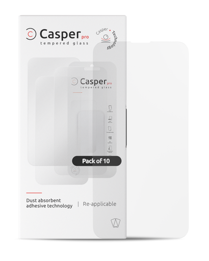 Casper Pro Tempered Glass Compatible For iPhone 13 Pro Max / 14 Plus (10 Pack) (Matte)