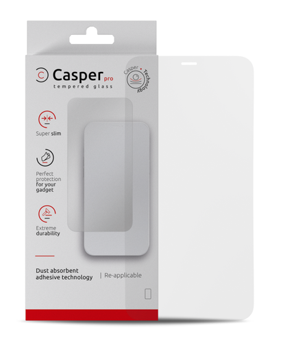 Casper Pro Tempered Glass Compatible For iPhone 12 / 12 Pro (Retail Pack) (Matte)