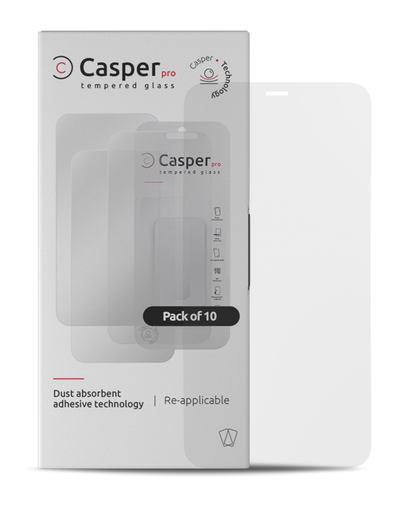 Casper Pro Tempered Glass Compatible For iPhone 12 / 12 Pro (10 Pack) (Matte)