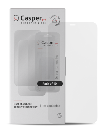 Casper Pro Tempered Glass Compatible For iPhone XS Max / 11 Pro Max (10 Pack) (Matte)