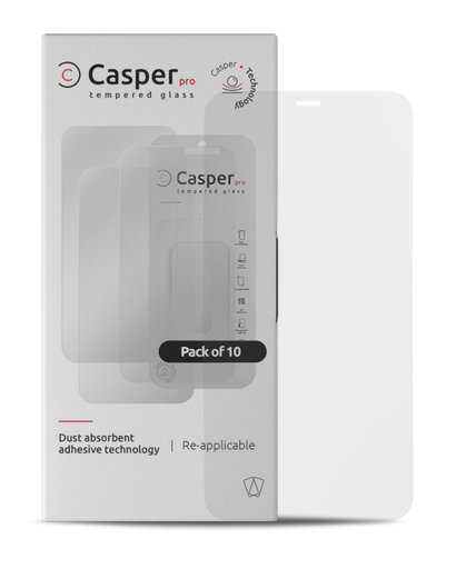 Casper Pro Tempered Glass Compatible For iPhone X / XS / 11 Pro (10 Pack) (Matte)