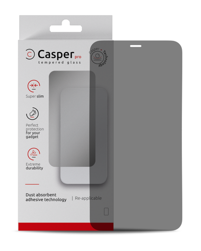 Casper Pro Tempered Glass Compatible For iPhone XR / 11 (Retail Pack) (Privacy)