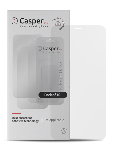 Casper Pro Tempered Glass Compatible For iPhone XR / 11 (10 Pack) (Matte)