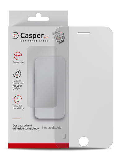 Casper Pro Tempered Glass Compatible For iPhone 8 Plus / 7 Plus (Retail Pack) (Matte)