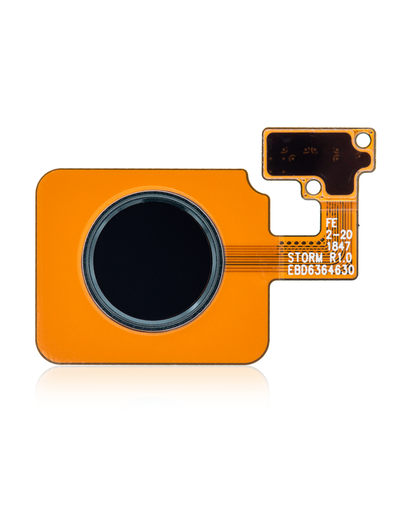 Home Button Fingerprint Sensor With Flex Compatible For LG G8 ThinQ / LG V50 ThinQ (Black)