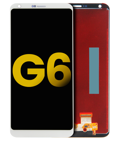 LCD Assembly Without Frame Compatible For LG G6 (Refurbished) (Mystic White)
