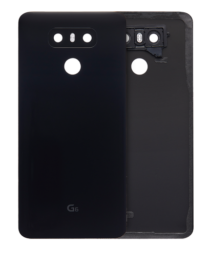 Back cover Glass With Adhesive Pre-Installed Compatible For LG G6 (Astro Black)