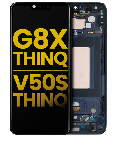 OLED Assembly With Frame Compatible For LG G8X ThinQ / V50S ThinQ 5G (Refurbished) (Aurora Black)