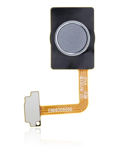 Home Button With Fingerprint Sensor Flex Cable Compatible For LG G7 ThinQ (Platinum Gray)