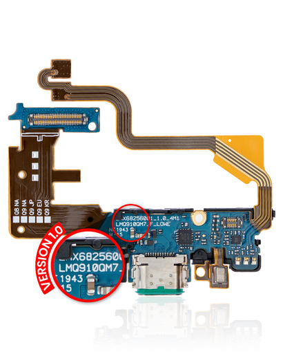 Charging Port Flex Cable Compatible For LG G7 One (LMQ910QM7 / Version 1.0)