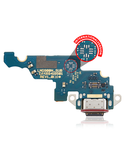 Charging Port With Board Compatible For LG Velvet (International Version)