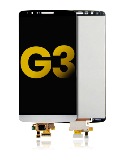 LCD Assembly Without Frame Compatible For LG G3 (Refurbished) (White)