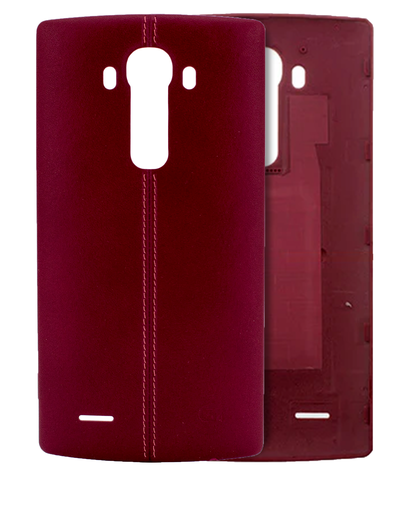 Back cover Glass Compatible For LG G4 (Leather Red) (Used OEM Pull)