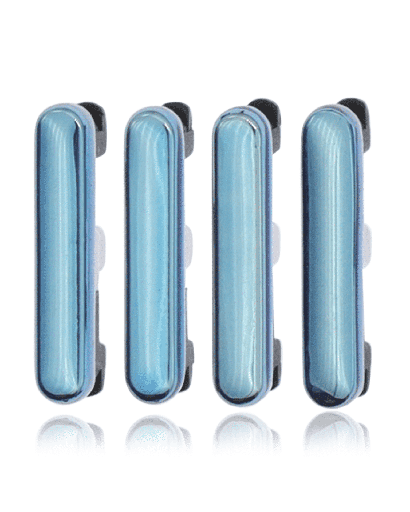 Hard Buttons (Power / Volume) Compatible For LG Stylo 6 / K71 (Silver) (4 Piece Set)