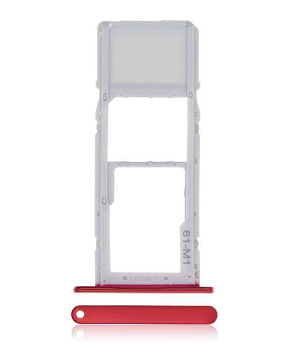 Single Sim Card Tray Compatible For LG K42 (2020) / K52 (2020) (Red)
