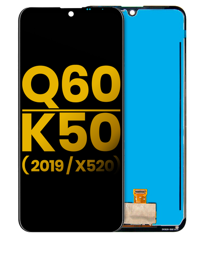 LCD Assembly Without Frame Compatible For LG Q60 / K50 ( 2019 / X520) (Refurbished) (All Colors)