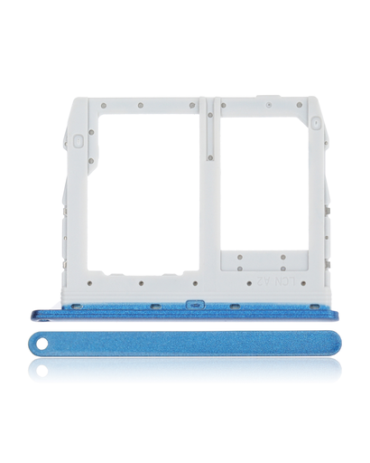 Sim Card + SD Card Tray Compatible For LG Q60 / K50 (2019 / X52) / K40S (2019 / X430) (Moroccan Blue)