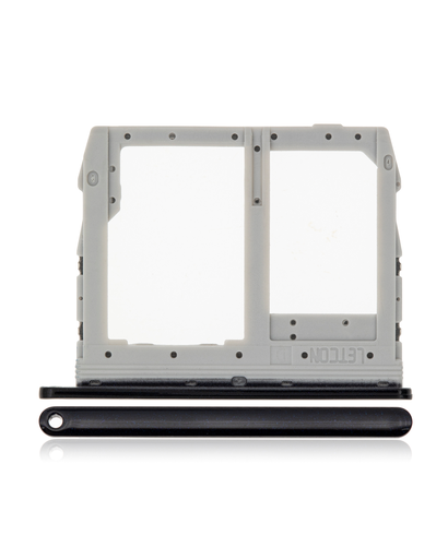Sim Card + SD Card Tray Compatible For LG Q60 / K50 ( 2019 / X520 ) / K40S (2019 / X430) (Gray)