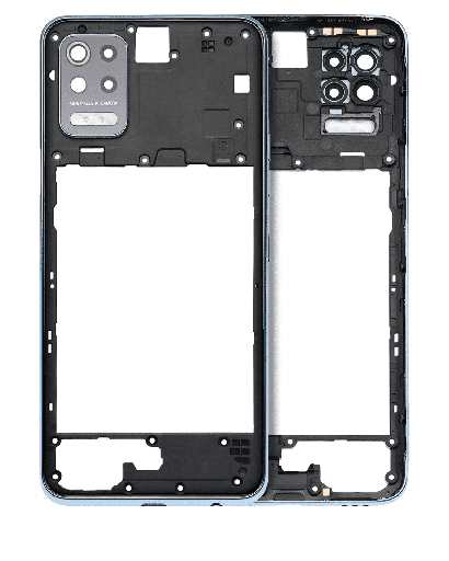 Backplate Rear Housing Compatible For LG K52 (2020) (Silver)