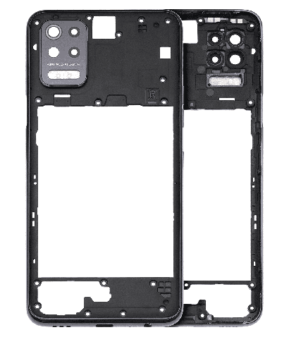 Backplate Rear Housing Compatible For LG K52 (2020) (Black)