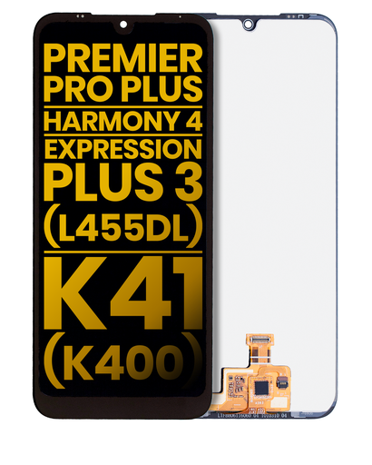 LCD Assembly Without Frame Compatible For LG Premier Pro Plus/Harmony 4 Expression Plus 3 (L455DL)/LG K41 (K400) (Refurbished) (All Colors)