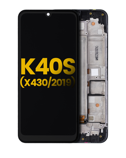 LCD Assembly With Frame Compatible For LG K40s (X430 / 2019) (Refurbished) (All Colors)
