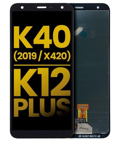 LCD Assembly Without Frame Compatible For LG K40 (2019 / X420) / K12 Plus (Refurbished) (All Colors)