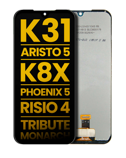 LCD Assembly Without Frame Compatible For LG K31 / Aristo 5 / LG K8X / Q31 / LG Phoenix 5 / LG Risio 4 / Tribute Monarch (Refurbished) (All Colors)