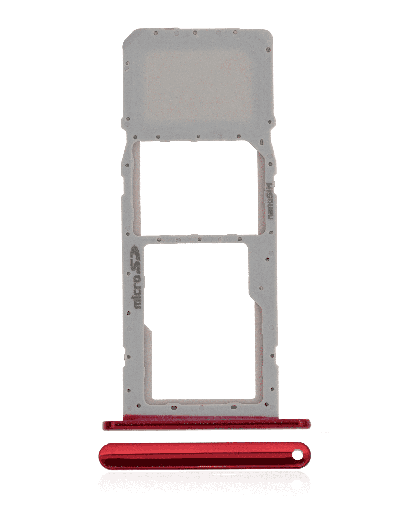 Single Sim Card Tray Compatible For LG K22 (2020) (Red)