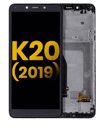 LCD Assembly With Frame Compatible For LG K20 (2019) (Refurbished) (All Colors)