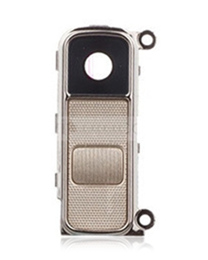 Back Camera Lens With Power &amp; Volume Buttons Compatible For LG K10 (2016) (Gold)